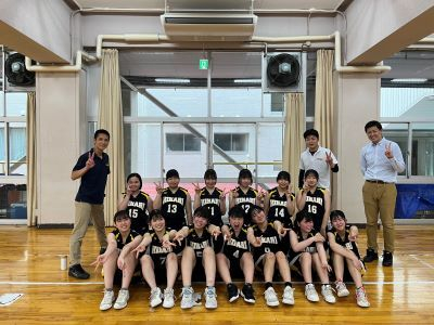 ２０２３年　女子バスケ部　ＨＰ掲載写真